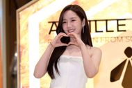 Park Min-Young is seen at the GUERLAIN 'Abeille Royale' pop-up store opening at Lotte World Mall on April 06, 2024 in Seoul, South Korea | Image via: Getty